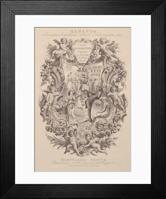 Framed Print : Advertisement for Memento, Inventions Exhibition, South Kensington, 1885, ca. 1885