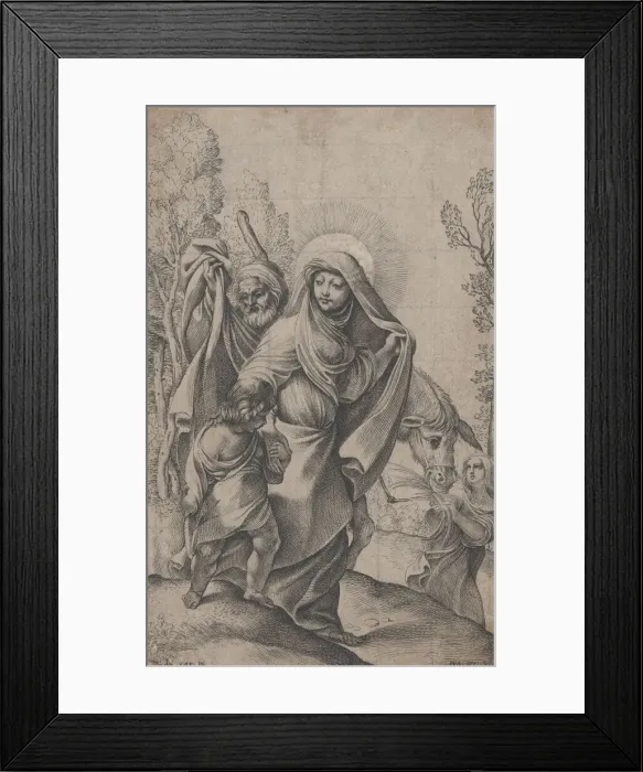 Framed Print : The Return from Egypt, 1595-1623. Creator: Francesco Brizio Framed Print : The Return from Egypt, 1595-1623. Creator: Francesco Brizio