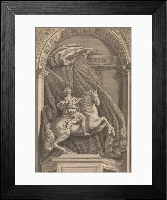 Framed Print : Equestrian Statue of Constantine the Great, 1690-1740. Creator: Francesco Faraone Aquila Framed Print : Equestrian Statue of Constantine the Great, 1690-1740. Creator: Francesco Faraone Aquila