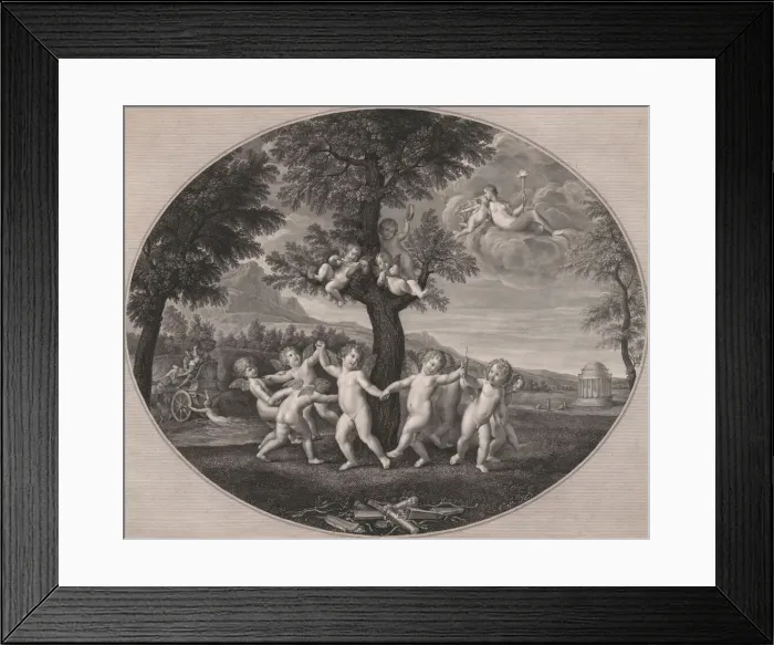 Framed Print : Amorini Celebrate the Rape of Proserpina, 1805-12. Creator: Francesco Rosaspina Framed Print : Amorini Celebrate the Rape of Proserpina, 1805-12. Creator: Francesco Rosaspina