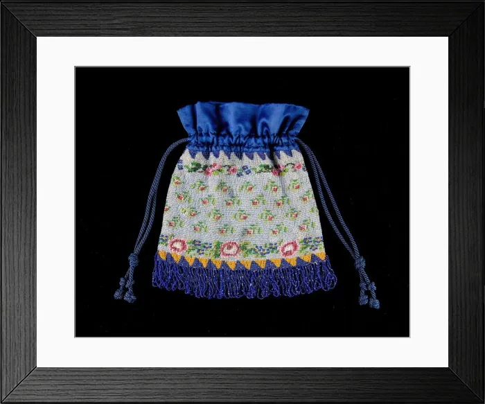 Framed Print : Pouch, American, third quarter 19th century. Creator: Unknown Framed Print : Pouch, American, third quarter 19th century. Creator: Unknown