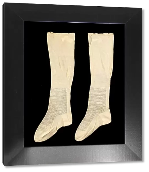 Stockings, American, 1850-60. Creator: Unknown