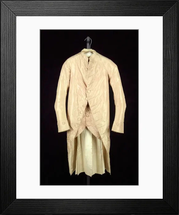Framed Print : Suit, American, 1780-90. Creator: Unknown Framed Print : Suit, American, 1780-90. Creator: Unknown