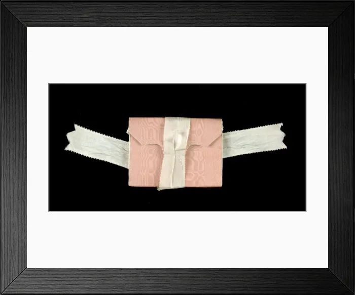 Framed Print : Wallet, American, 1790-1810. Creator: Unknown Framed Print : Wallet, American, 1790-1810. Creator: Unknown