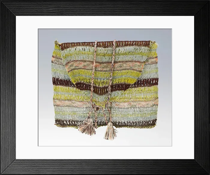 Framed Print : Purse, British, ca. 1785. Creator: Unknown Framed Print : Purse, British, ca. 1785. Creator: Unknown
