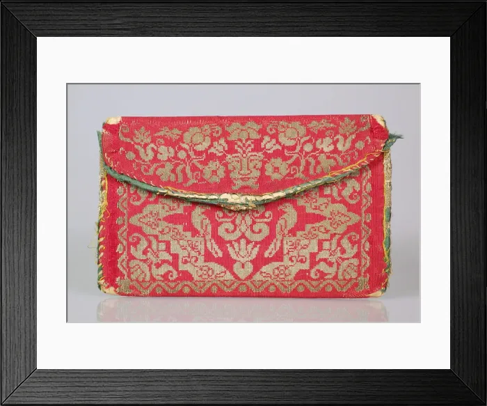 Framed Print : Bag, European, first quarter 18th century. Creator: Unknown Framed Print : Bag, European, first quarter 18th century. Creator: Unknown
