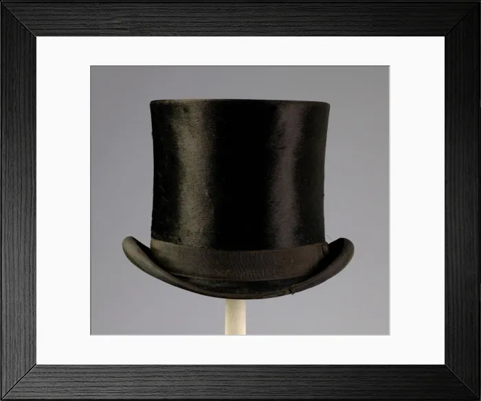 Framed Print : Top hat, British, ca. 1885. Creator: Melton Framed Print : Top hat, British, ca. 1885. Creator: Melton