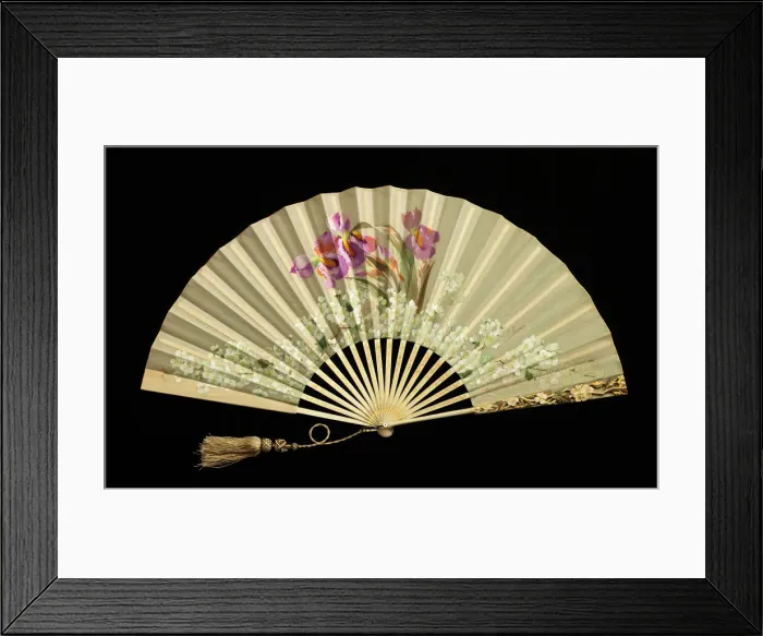 Framed Print : Fan, French, 1885-95. Creator: L Gerard Framed Print : Fan, French, 1885-95. Creator: L Gerard