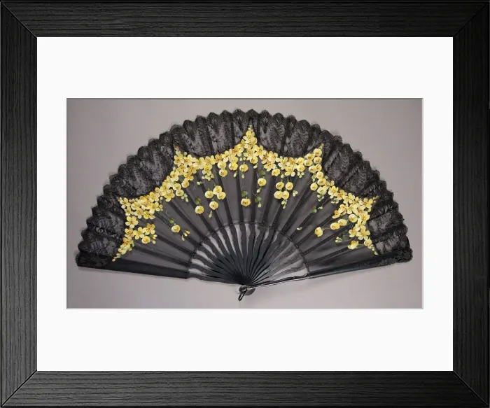 Framed Print : Fan, French, 1885-95. Creator: Unknown