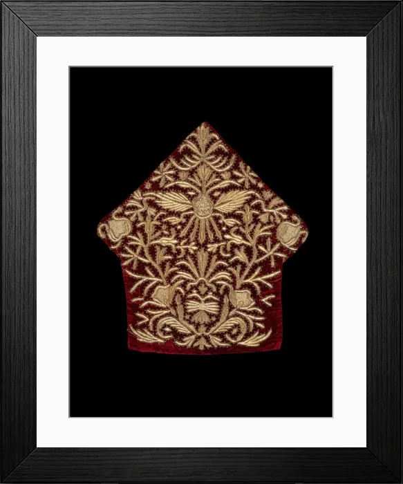 Framed Print : Headdress, Russian, 1830-80. Creator: Unknown Framed Print : Headdress, Russian, 1830-80. Creator: Unknown