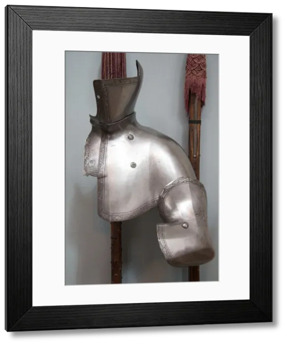 Framed Print : Reinforcing Plates of armour for the Tilt, Austrian, Innsbruck, dated 1551 Framed Print : Reinforcing Plates of armour for the Tilt, Austrian, Innsbruck, dated 1551