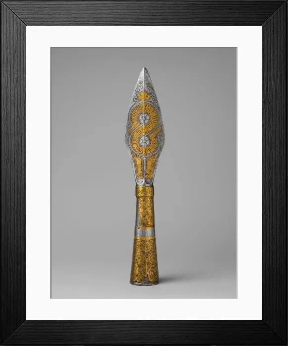 Framed Print : Ceremonial Arrowhead, Bohemian, probably Prague, 1437-39. Creator: Unknown