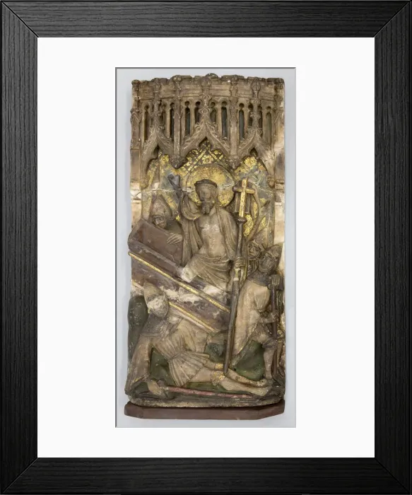 Framed Print : The Resurrection, British, 15th century. Creator: Unknown Framed Print : The Resurrection, British, 15th century. Creator: Unknown