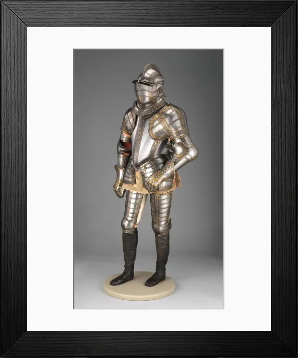 Framed Print : Armour of Sir James Scudamore (1558-1619), British, Greenwich, c1595-96; restored 1915 Framed Print : Armour of Sir James Scudamore (1558-1619), British, Greenwich, c1595-96; restored 1915