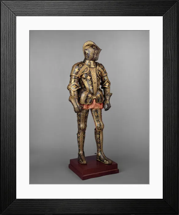 Framed Print : Armour Garniture of George Clifford (1558-1605), Third Earl of Cumberland, British, 1586 Framed Print : Armour Garniture of George Clifford (1558-1605), Third Earl of Cumberland, British, 1586