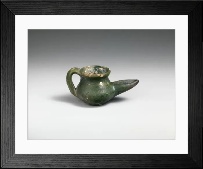 Framed Print : Lamp, Crusader, ca. 1220-71. Creator: Unknown Framed Print : Lamp, Crusader, ca. 1220-71. Creator: Unknown