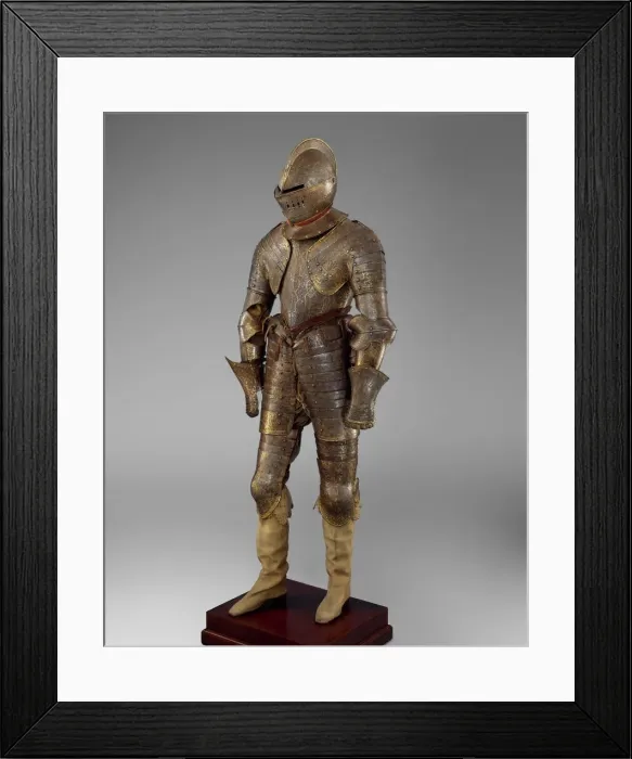 Framed Print : Armour for Heavy Cavalry, French, ca. 1600. Creator: Unknown Framed Print : Armour for Heavy Cavalry, French, ca. 1600. Creator: Unknown