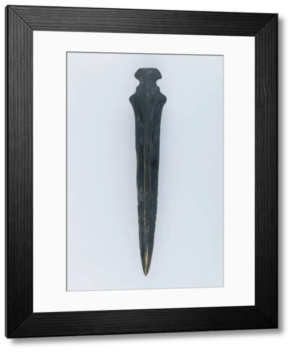 Framed Print : Dagger (Dirk) Blade, British, 1500-1200 B. C. Creator: Unknown Framed Print : Dagger (Dirk) Blade, British, 1500-1200 B. C. Creator: Unknown