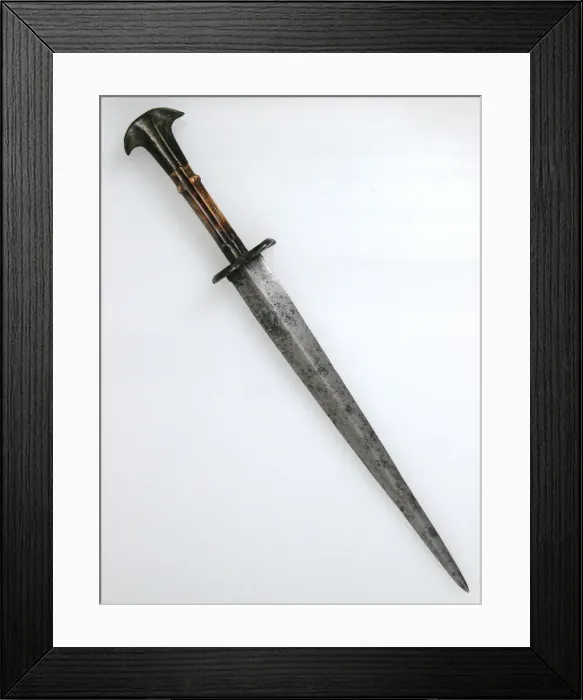 Framed Print : Dagger, French, late 15th century. Creator: Unknown Framed Print : Dagger, French, late 15th century. Creator: Unknown