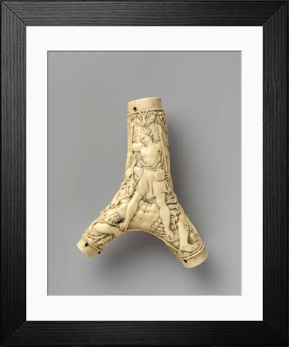 Framed Print : Powder Flask, French, ca. 1570. Creator: Unknown Framed Print : Powder Flask, French, ca. 1570. Creator: Unknown