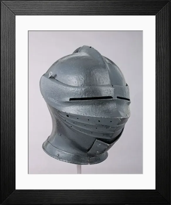Framed Print : Armet, British or Flemish, ca. 1500-1510. Creator: Unknown Framed Print : Armet, British or Flemish, ca. 1500-1510. Creator: Unknown
