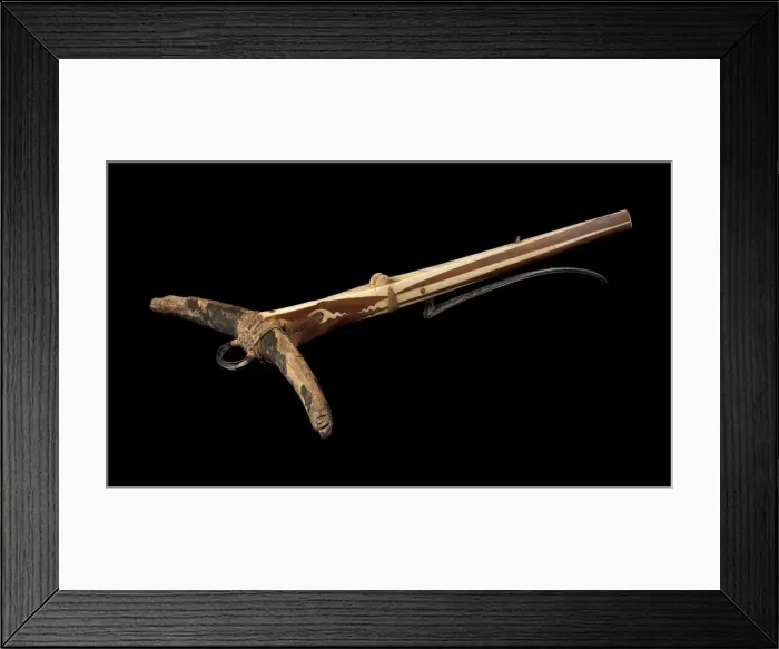 Framed Print : Crossbow, Central European, possibly Austria, ca. 1425-75. Creator: Unknown Framed Print : Crossbow, Central European, possibly Austria, ca. 1425-75. Creator: Unknown