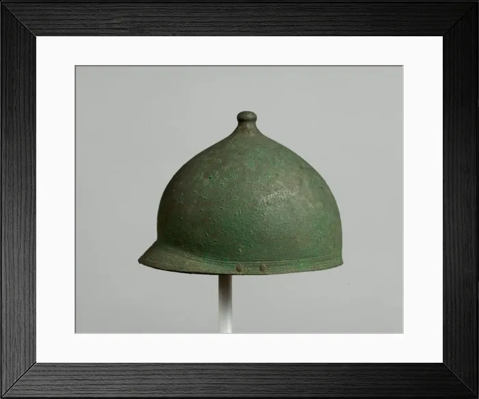 Framed Print : Helmet of the Montefortino Type, Etruscan, late 4th-early 3rd century B. C Framed Print : Helmet of the Montefortino Type, Etruscan, late 4th-early 3rd century B. C