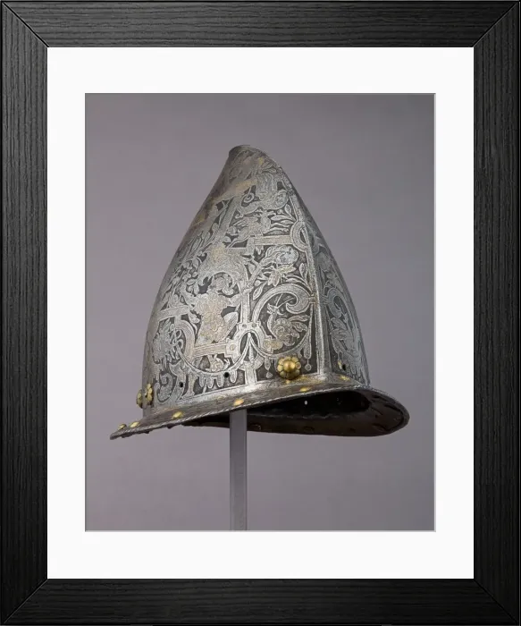 Framed Print : Cabasset, Flemish, possibly Antwerp, ca. 1580-90. Creator: Unknown Framed Print : Cabasset, Flemish, possibly Antwerp, ca. 1580-90. Creator: Unknown