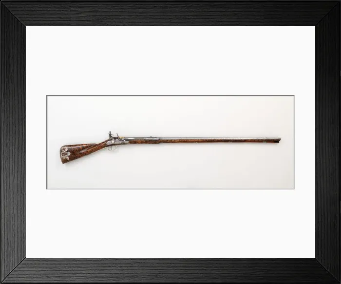 Framed Print : Flintlock Sporting Gun of Empress Margarita Teresa of Spain... Austrian, c1670-73 Framed Print : Flintlock Sporting Gun of Empress Margarita Teresa of Spain... Austrian, c1670-73