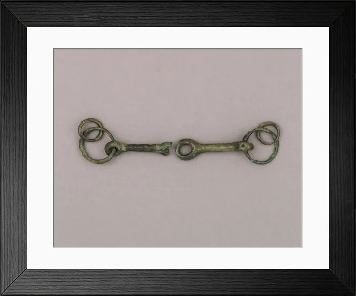 Framed Print : Snaffle Bit, European, ca. 650-475 B. C. Creator: Unknown Framed Print : Snaffle Bit, European, ca. 650-475 B. C. Creator: Unknown