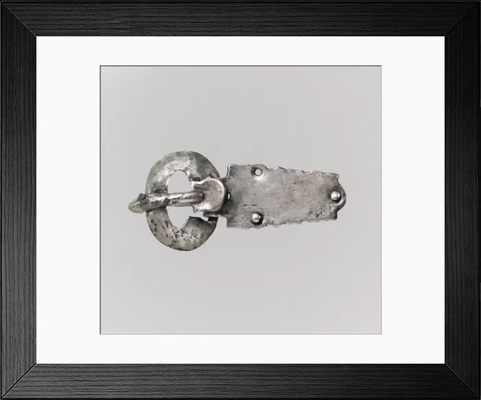 Framed Print : Shoe Buckle, Frankish, 6th-7th century. Creator: Unknown Framed Print : Shoe Buckle, Frankish, 6th-7th century. Creator: Unknown