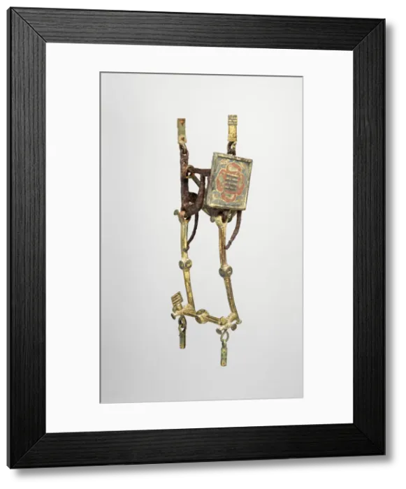 Framed Print : Curb Bit, Franco-Neapolitan, second quarter 14th century. Creator: Unknown Framed Print : Curb Bit, Franco-Neapolitan, second quarter 14th century. Creator: Unknown