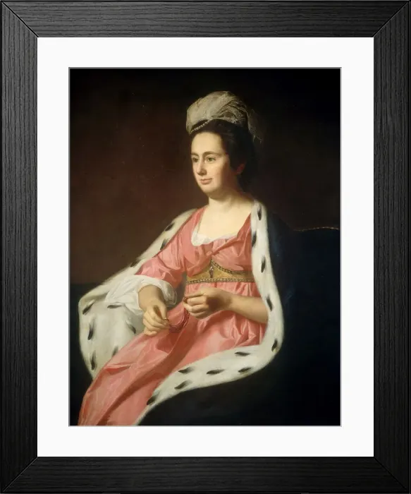 Framed Print : Abigail Smith Babcock (Mrs. Adam Babcock), c. 1774. Creator: John Singleton Copley Framed Print : Abigail Smith Babcock (Mrs. Adam Babcock), c. 1774. Creator: John Singleton Copley