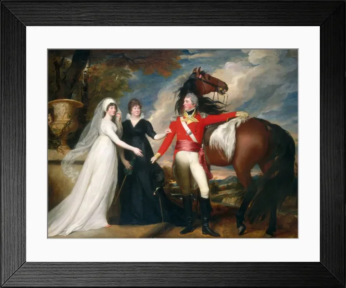 Framed Print : Colonel William Fitch and His Sisters Sarah and Ann Fitch, 1800 / 1801 Framed Print : Colonel William Fitch and His Sisters Sarah and Ann Fitch, 1800 / 1801