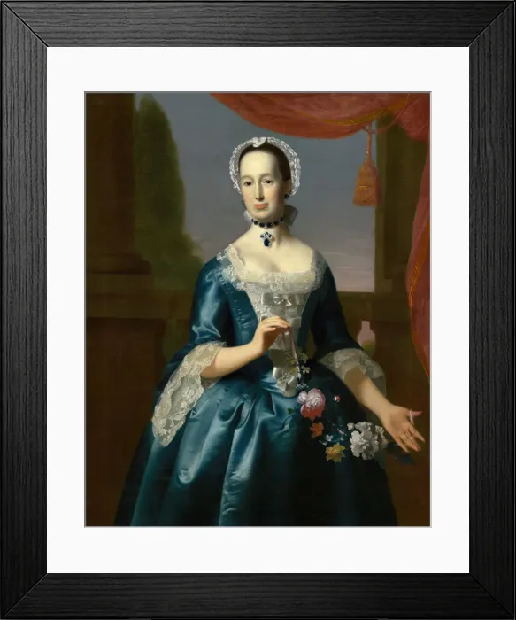 Framed Print : Anne Fairchild Bowler (Mrs. Metcalf Bowler), c. 1763. Creator: John Singleton Copley Framed Print : Anne Fairchild Bowler (Mrs. Metcalf Bowler), c. 1763. Creator: John Singleton Copley