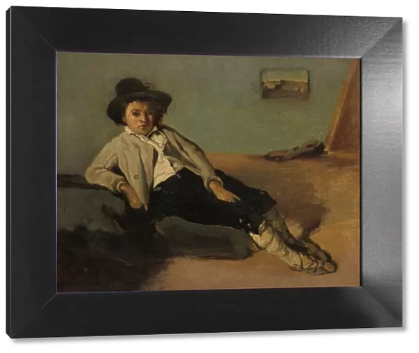 Italian Peasant Boy, 1825  /  1827. Creator: Jean-Baptiste-Camille Corot