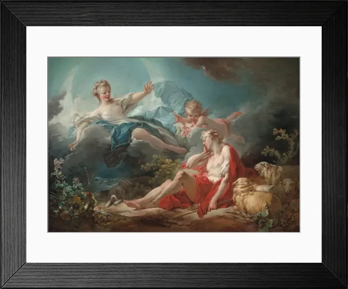 Framed Print : Diana and Endymion, c. 1753 / 1756. Creator: Jean-Honore Fragonard Framed Print : Diana and Endymion, c. 1753 / 1756. Creator: Jean-Honore Fragonard
