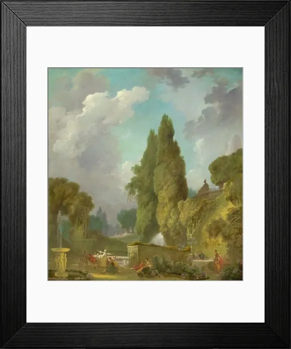 Framed Print : Blindmans Buff, c. 1775 / 1780. Creator: Jean-Honore Fragonard Framed Print : Blindmans Buff, c. 1775 / 1780. Creator: Jean-Honore Fragonard