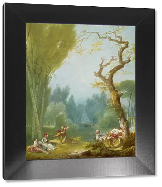 A Game of Horse and Rider, c. 1775  /  1780. Creator: Jean-Honore Fragonard