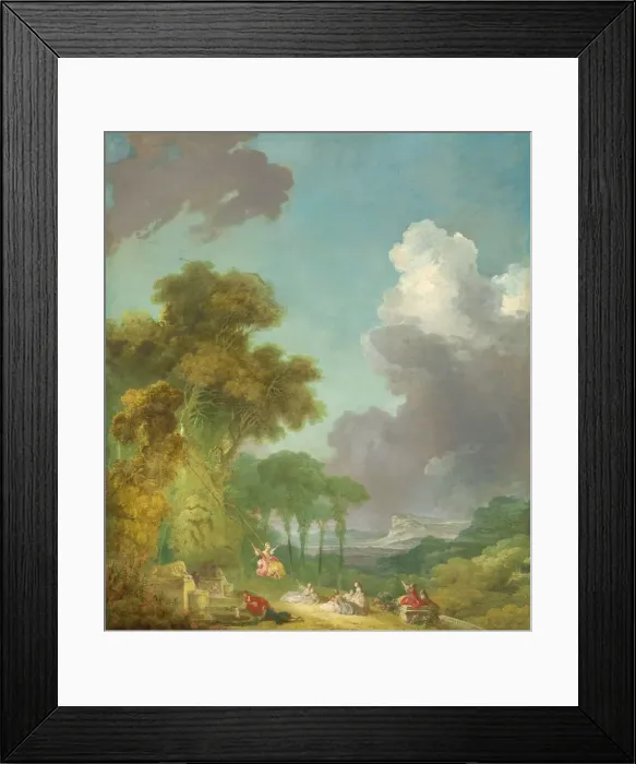 Framed Print : The Swing, c. 1775 / 1780. Creator: Jean-Honore Fragonard Framed Print : The Swing, c. 1775 / 1780. Creator: Jean-Honore Fragonard