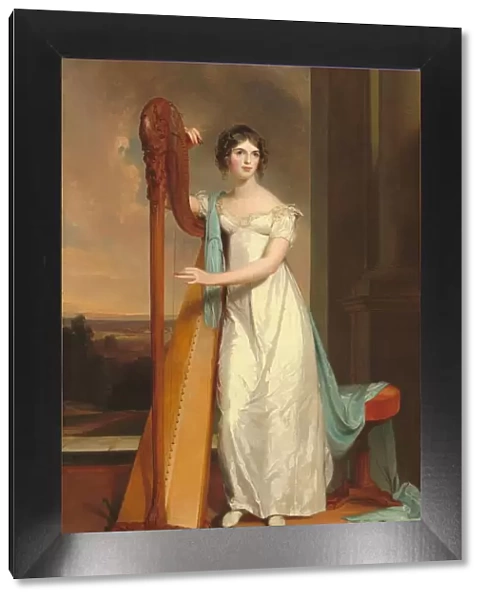 Lady with a Harp: Eliza Ridgely, 1818. Creator: Thomas Sully