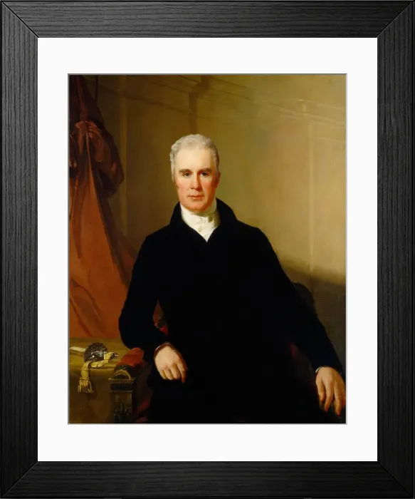 Framed Print : Charles Carnan Ridgely, 1820. Creator: Thomas Sully Framed Print : Charles Carnan Ridgely, 1820. Creator: Thomas Sully