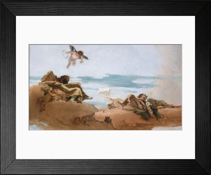 Framed Print : Study for a Ceiling with the Personification of Counsel, before c. 1762 Framed Print : Study for a Ceiling with the Personification of Counsel, before c. 1762