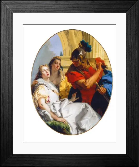 Framed Print : Scene from Ancient History, c. 1750. Creator: Giovanni Battista Tiepolo Framed Print : Scene from Ancient History, c. 1750. Creator: Giovanni Battista Tiepolo