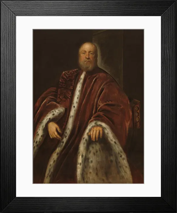 Framed Print : A Procurator of Saint Mark s, c. 1575 / 1585. Creator: Jacopo Tintoretto Framed Print : A Procurator of Saint Mark s, c. 1575 / 1585. Creator: Jacopo Tintoretto