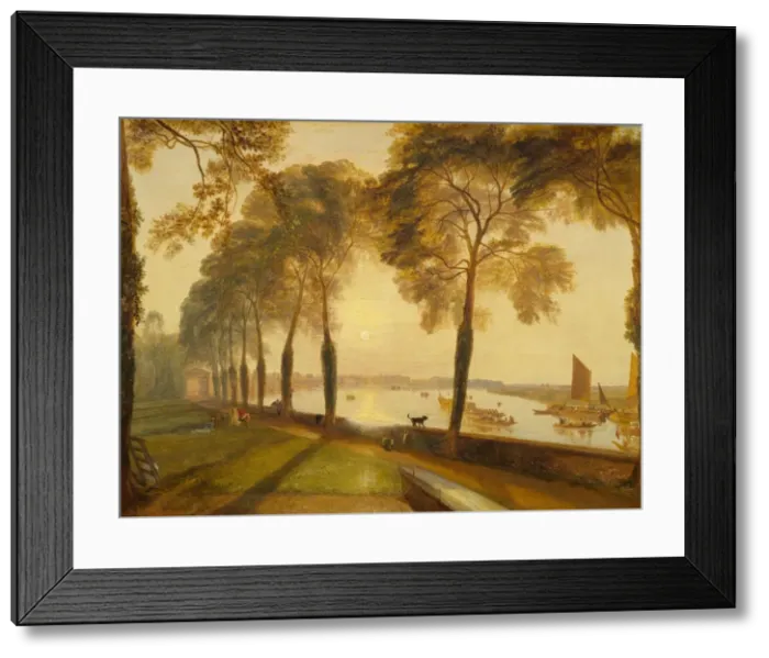 Framed Print : Mortlake Terrace, 1827. Creator: JMW Turner Framed Print : Mortlake Terrace, 1827. Creator: JMW Turner