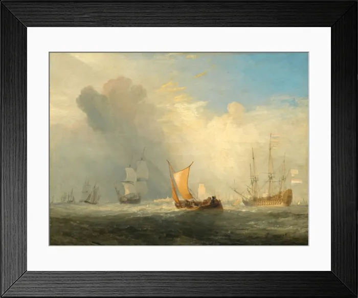 Framed Print : Rotterdam Ferry-Boat, 1833. Creator: JMW Turner Framed Print : Rotterdam Ferry-Boat, 1833. Creator: JMW Turner