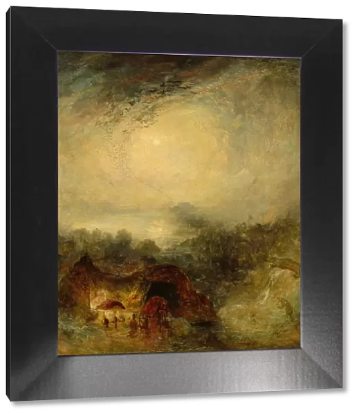 The Evening of the Deluge, c. 1843. Creator: JMW Turner
