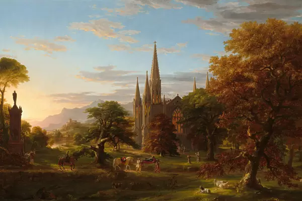 The Return, 1837. Creator: Thomas Cole