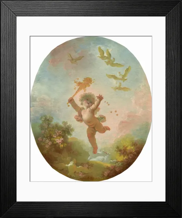 Framed Print : Love as Folly, c. 1773 / 1776. Creator: Jean-Honore Fragonard Framed Print : Love as Folly, c. 1773 / 1776. Creator: Jean-Honore Fragonard